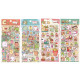 Sumikko gurashi sticker Japanese restaurant sushi dessert theme worldwide Food Stickers, 3D puffy sticker , Sumikko gurashi sticker image