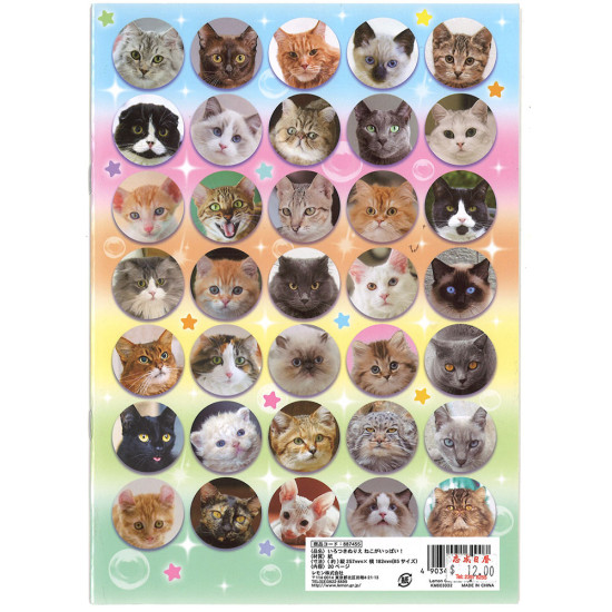 貓貓填色簿 (滿是貓咪 彩色著色書) 兒童圖書繪本 著色填色簿 練習簿 image