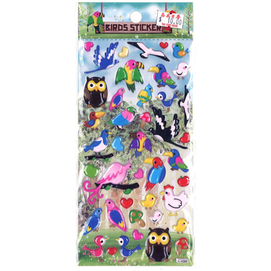 幼兒家禽動物貼紙 學習森林動物名詞 image