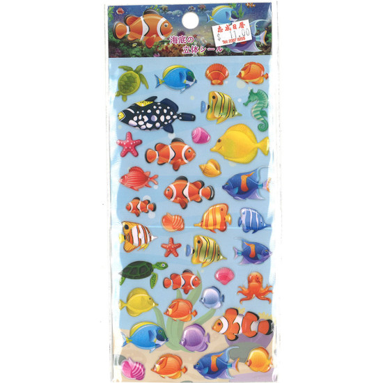 Marine animal foam stickers colorful and cute hot sale image
