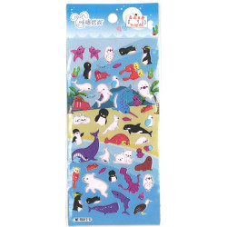 marine animal stickers Undersea ocean theme party gift stickers Recommendated