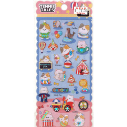 Circus animal foam stickers (DIY materials)