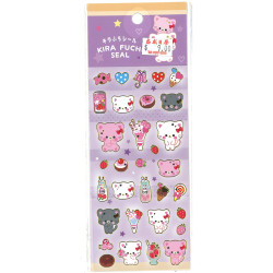 Kira Fuchi手帳熊仔貼紙