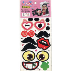 Facial Expression Mustache sticker
