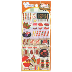 Japanese food stickers (BBQ barbecue grill roasted meat)