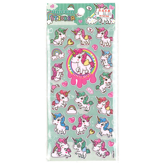 Unicorn Sticker 3D foam Sticker image