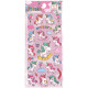 Cute rainbow unicorn sticker pink version Unicorn stickers image