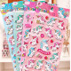 Colorful small unicorn sticker (3D animal bubble stickers) Unicorn stickers image