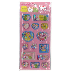 卡通3D立體水貼紙 帶水搖動貼紙 兒童貼紙