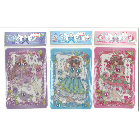 創意鑽石貼-草莓少女 image