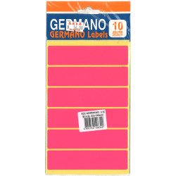 名牌方格螢光貼紙 22x100mm 