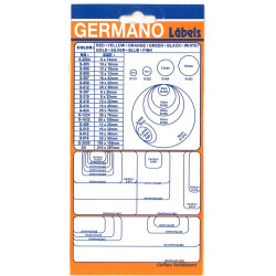 大型金色哈哈笑貼紙 18張