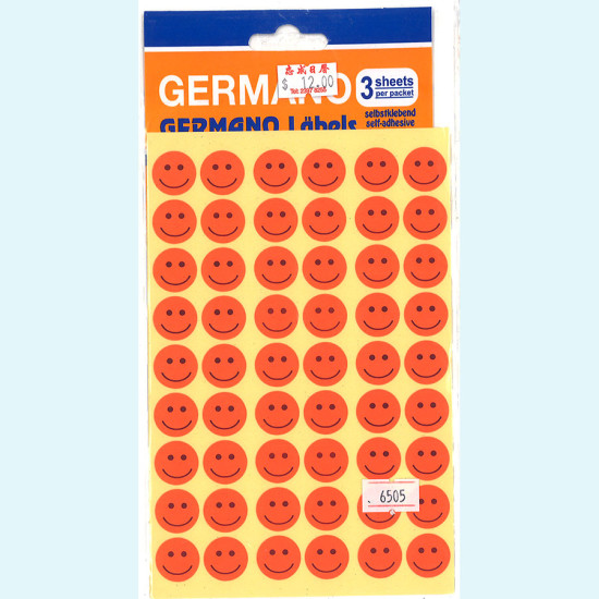 Sticker box assortment round stickers 19mm (105pcs) image