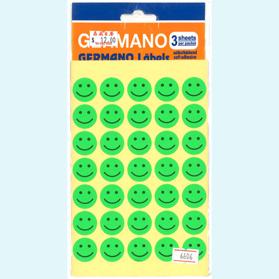 Sticker box assortment round stickers 19mm (105pcs) image