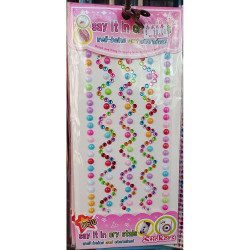 Craft crystal stickers adhesive glitter for kids