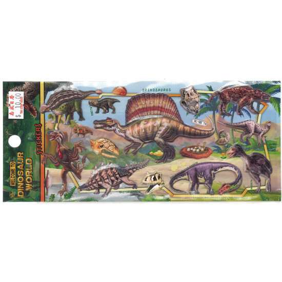 NEW Dinosaur Stickers Natural Animal Stickers Dinosaur stickers image