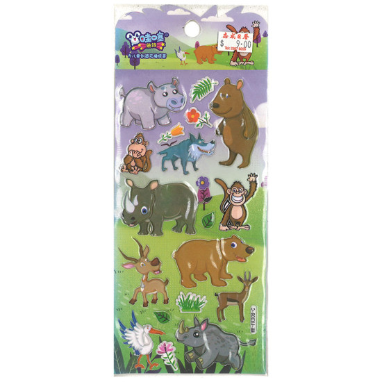 Cartoon animal stickers wholesale Dinosaur stickers image