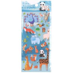 peacock 袋鼠 樹熊 猫頭鷹 草泥馬貼紙 泡泡動物貼紙